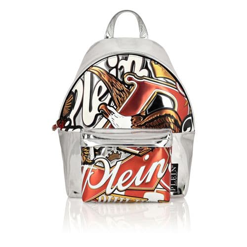 Freizeitrucksack PHILIPP PLEIN "Rucksack", 13, rot, Rucksäcke Freizeitrucksack