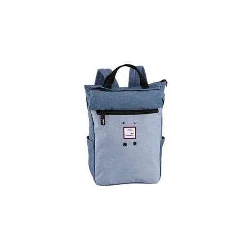 Cityrucksack KANGAROOS, Gr. B/H/T: 25cm x 36,5cm x 17cm, blau (hellblau), Nylon, Rucksäcke Cityrucksack, Freizeitrucksack Arbeitsrucksack